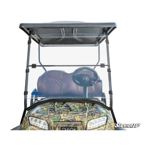 Corsa Blue Club Car Onward Scratch-Resistant Flip Down Windshield by SuperATV Folding Windshield SuperATV