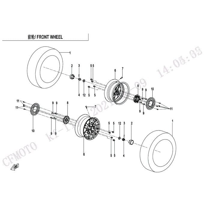 Cotter Pin 40X36 by CF Moto