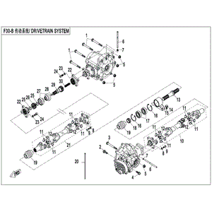 Coupler Flange by CF Moto 7000-300102 OEM Hardware 7000-300102 Northstar Polaris