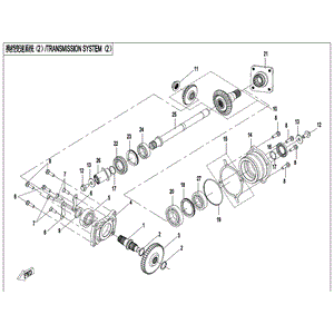 Coupler Rear Transmission Output by CF Moto 0GR0-062202 OEM Hardware 0GR0-062202 Northstar Polaris