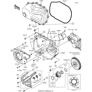 Coupling-Assembly,A Mark,Blue by Kawasaki 42033-0579 OEM Hardware 42033-0579 Off Road Express Peach St