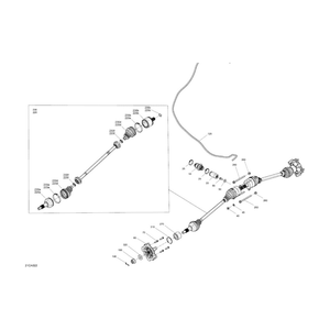 Coupling Sleeve by Can-Am 705401969 OEM Hardware 705401969 Off Road Express Peach St