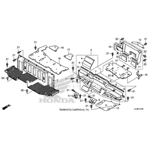 Cover, Air Cleaner by Honda 76510-HL4-A00 OEM Hardware 76510-HL4-A00 Off Road Express Peach St