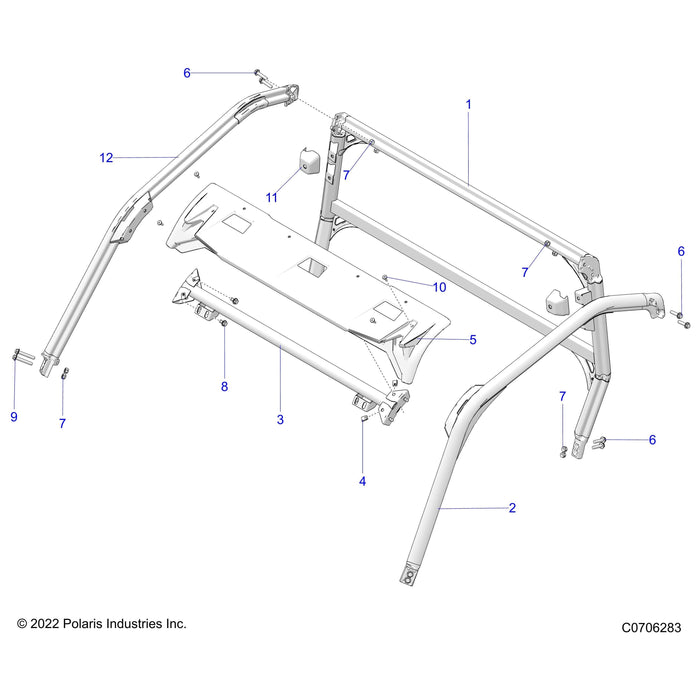 Cover-Anchor Bracket,Gen,Blk by Polaris