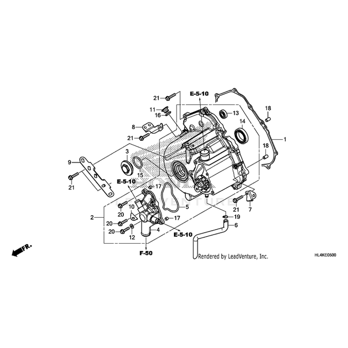 Cover Assembly, Alternator by Honda