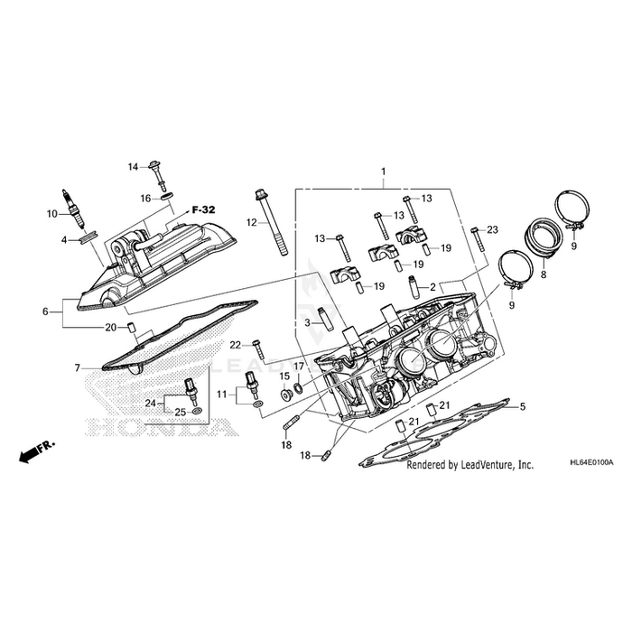 Cover Assembly, Cylinder Head by Honda