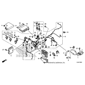 Cover, Battery Terminal by Honda 32414-MW0-000 OEM Hardware 32414-MW0-000 Off Road Express Peach St