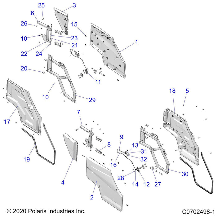 Cover-Blstr Bar,Pnt,Rh,S.Graph by Polaris