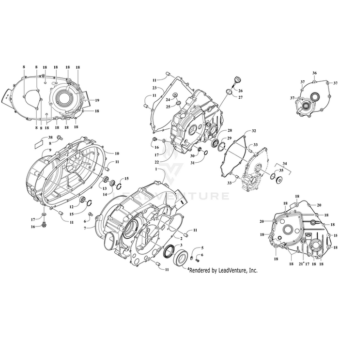 Cover, Clutch By Arctic Cat