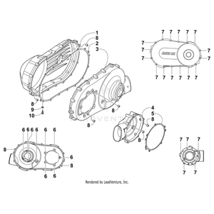 Cover,Clutch By Arctic Cat 0806-147 OEM Hardware 0806-147 Off Road Express