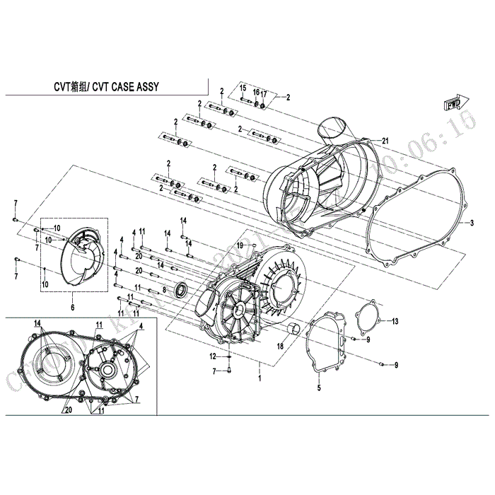 Cover Cvt Case by CF Moto