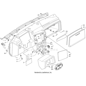 Cover, Dash By Arctic Cat 6406-619 OEM Hardware 6406-619 Off Road Express