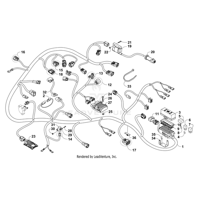 Cover,Diagnostic Connector By Arctic Cat