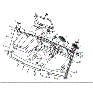 Cover Front Compartment by CF Moto 9030-040031 OEM Hardware 9030-040031 Northstar Polaris