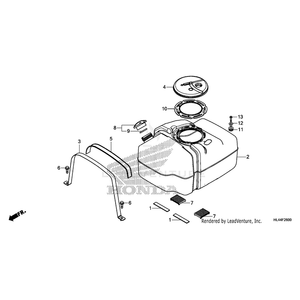 Cover, Fuel Pump by Honda 17523-HR3-A20 OEM Hardware 17523-HR3-A20 Off Road Express Peach St