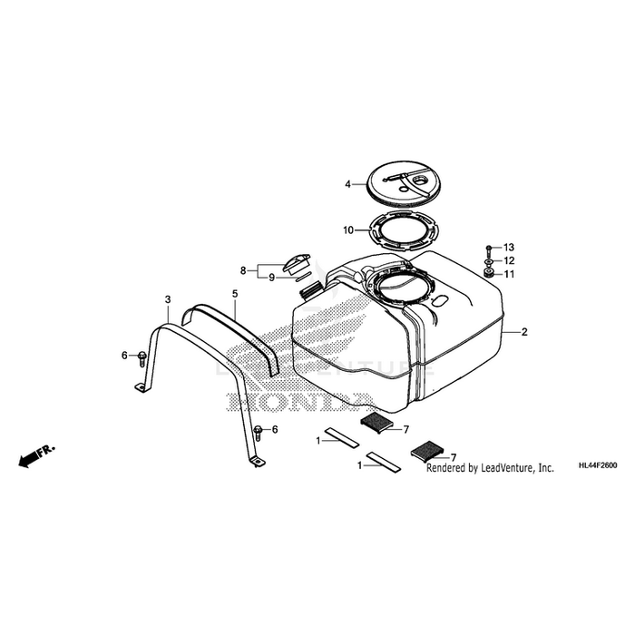 Cover, Fuel Pump by Honda