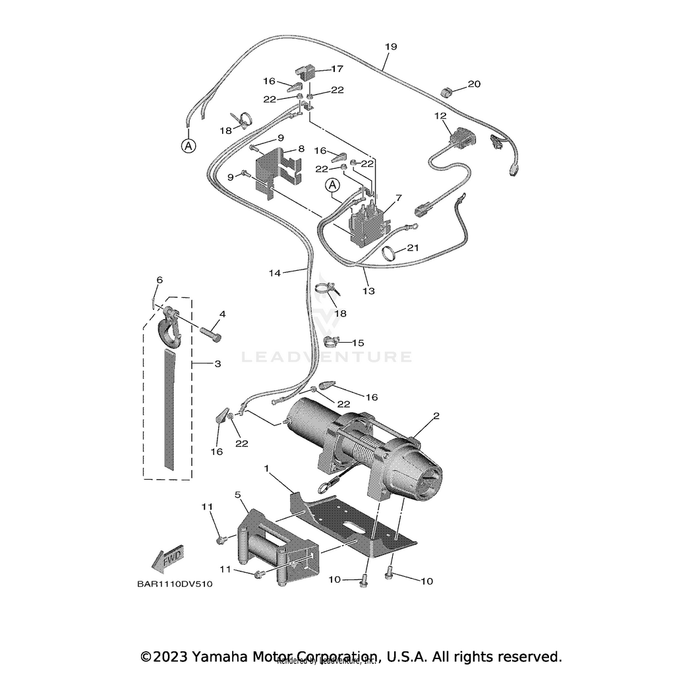 Cover, Lead Wire by Yamaha