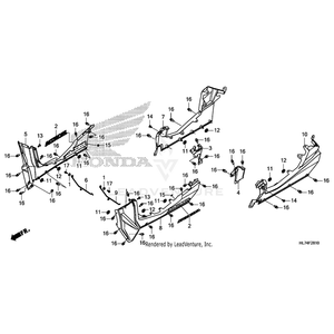 Cover, Left B Pillar (Lower) by Honda 71190-HL7-A20 OEM Hardware 71190-HL7-A20 Off Road Express Peach St