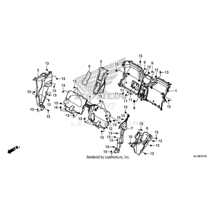 Cover, Left Seat-Back by Honda 71570-HL7-A20 OEM Hardware 71570-HL7-A20 Off Road Express Peach St