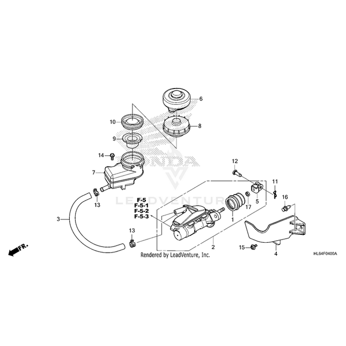 Cover, Master Cylinder by Honda