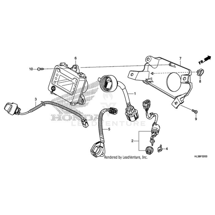 Cover, Meter by Honda