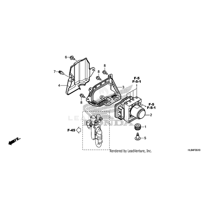 Cover, Modulator by Honda