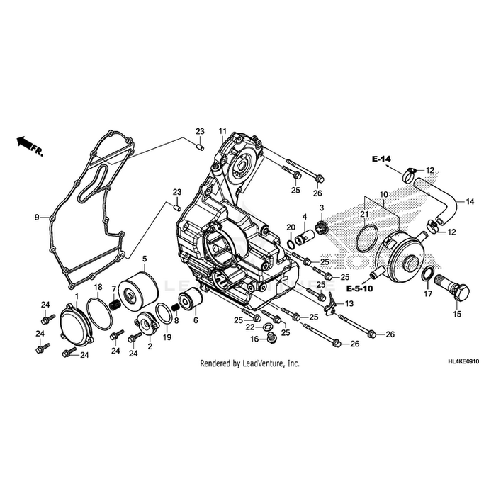 Cover, Oil Tank by Honda