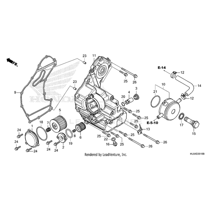 Cover, Oil Tank by Honda