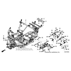 Cover, Rear Bed Plate by Honda 50500-HL6-A00 OEM Hardware 50500-HL6-A00 Off Road Express Peach St