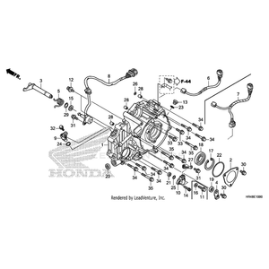 Cover, Rear Crankcase by Honda 11340-HR4-A40 OEM Hardware 11340-HR4-A40 Off Road Express Peach St