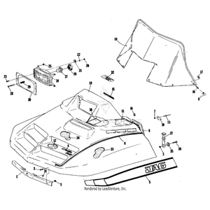 Cover, Snap Cap - Black By Arctic Cat 0124-054 OEM Hardware 0124-054 Core Power Equipment