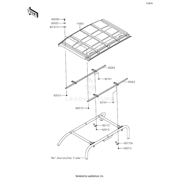 Cover,Sun Top,2P by Kawasaki