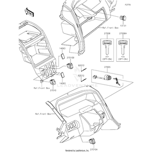 Cover,Switch by Kawasaki 14093-1202 OEM Hardware 14093-1202 Off Road Express Peach St