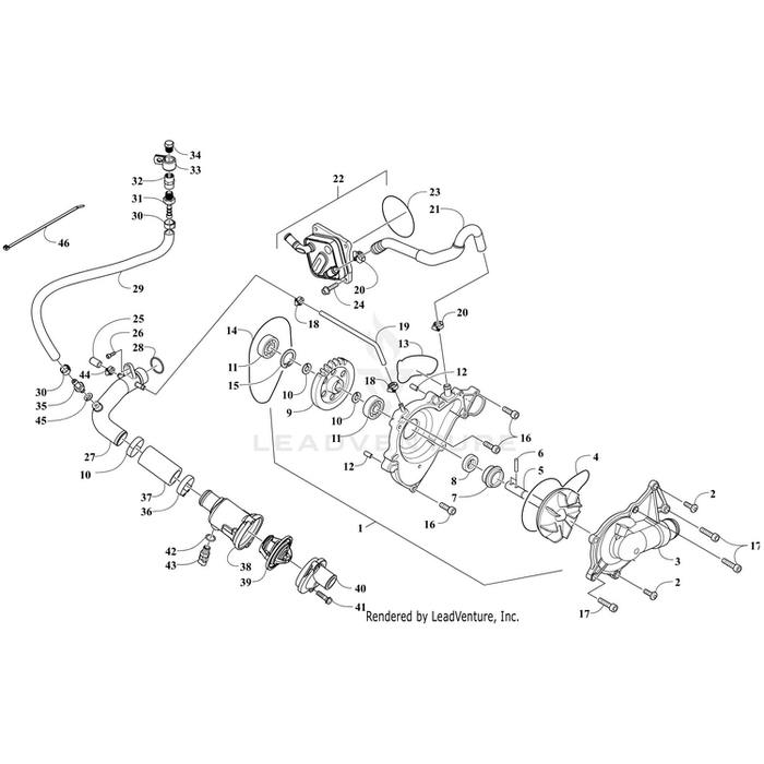 Cover, Thermostat By Arctic Cat