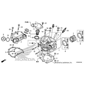 Cover, Thermostat by Honda 19321-HP5-L10 OEM Hardware 19321-HP5-L10 Off Road Express Peach St