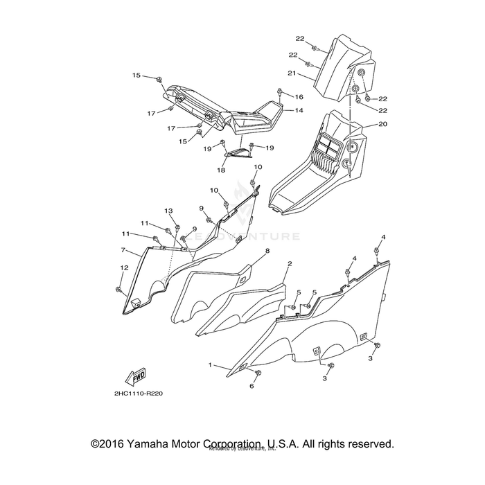 Cover, Top by Yamaha