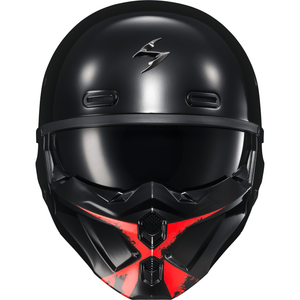 Covert X Face Mask Ray by Scorpion Exo 52-730-14 Facemask 75-02294 Western Powersports Gloss Red