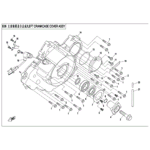 Crank Position Sensor White Connector by CF Moto 0800-014100 OEM Hardware 0800-014100 Northstar Polaris