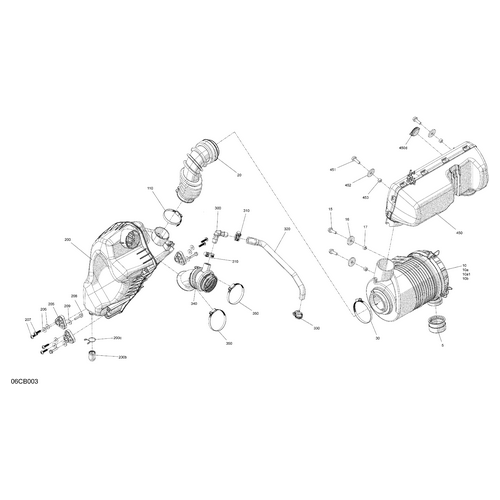 Crankcase Hose by Can-Am