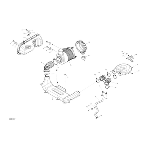 Crankcase Hose Formed by Can-Am 707800890 OEM Hardware 707800890 Off Road Express Peach St