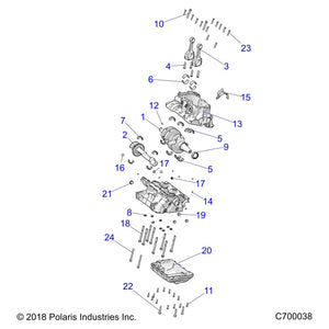 Crankshaft Assembly by Polaris 3023169 OEM Hardware P3023169 Off Road Express Drop Ship