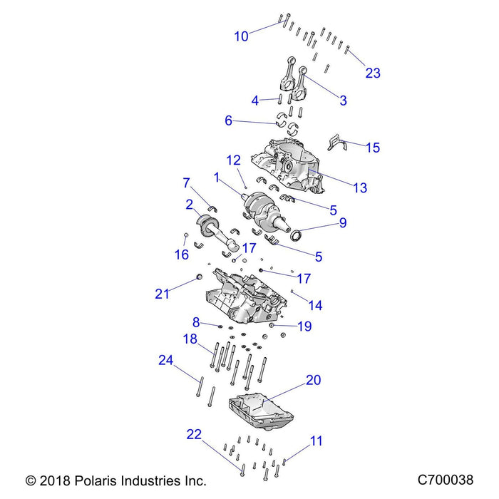 Crankshaft Assembly by Polaris