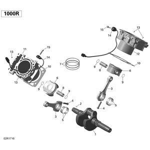 Crankshaft by Can-Am 420219736 OEM Hardware 420219736 Off Road Express Drop Ship