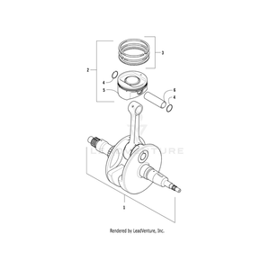 Crankshaft,Final-Assembly-82-(N1 Blue) By Arctic Cat 0805-325 OEM Hardware 0805-325 Off Road Express