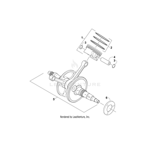 Crankshaft,Final-Assembly V-Twin-(N1) By Arctic Cat 0805-327 OEM Hardware 0805-327 Off Road Express