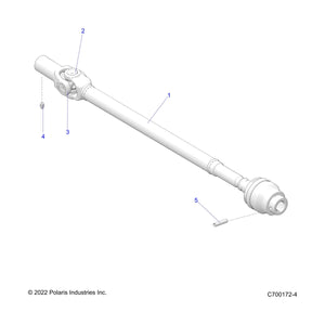 Cross And Bearing Kit, Nongreas by Polaris 2207198 OEM Hardware P2207198 Off Road Express