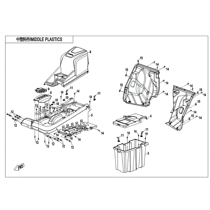 Cross Head Screw by CF Moto