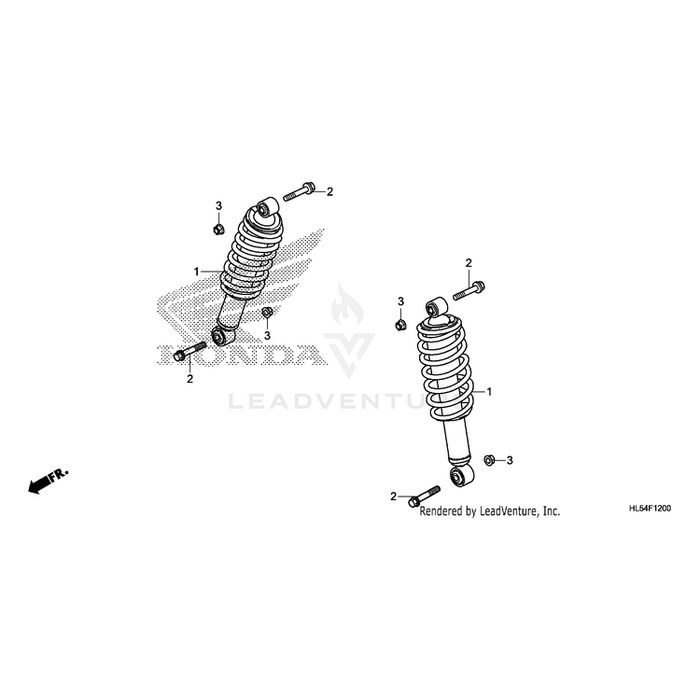 Cushion Assembly, Front (Kyb) by Honda