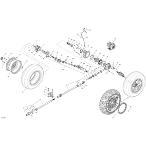 CV Joint by Can-Am 705401344 OEM Hardware 705401344 Off Road Express