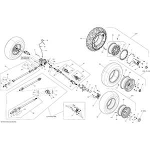 CV Joint by Can-Am 705401353 OEM Hardware 705401353 Off Road Express